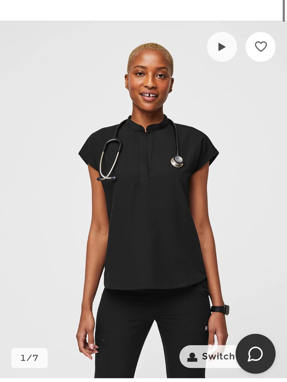 Figs Rafaela oversized top